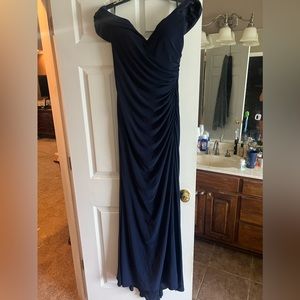 Navy prom dress